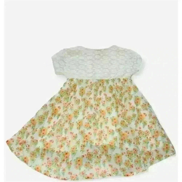 Little Lass Toddler Girls Floral High Low Dress Size 5 Party Dress - Picture 4 of 5